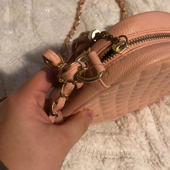 Pink quilted bag - Picture 4 of 5